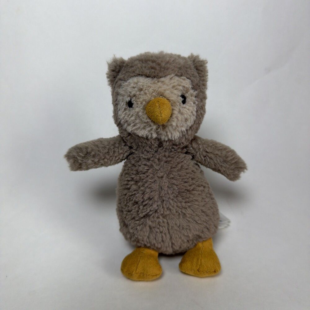 Jellycat Nippit Owl, 6” Retired Soft Stuffed Animal Toy